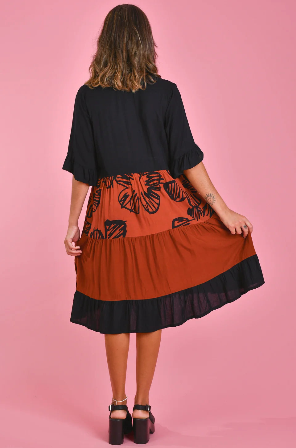 Autumn Vibes Panel Dress