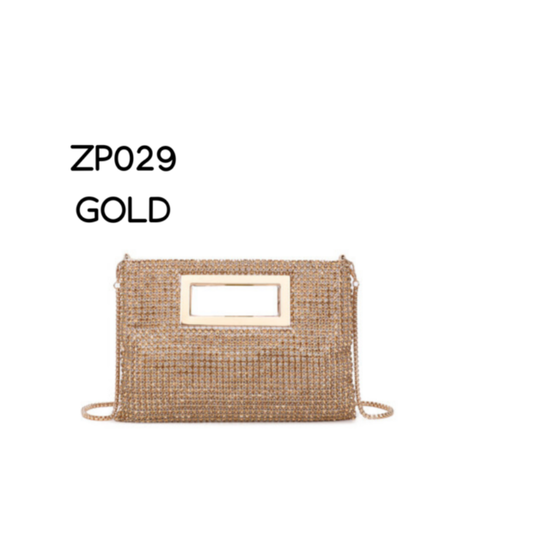 ZP029 Gold Vera May Evening Handbag