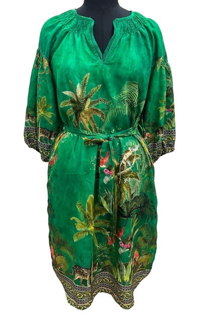 Tropical Midi Dress