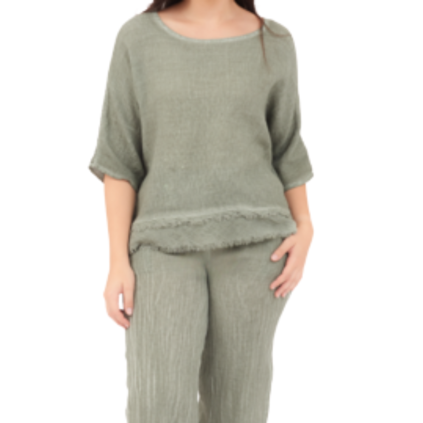 Alba Linen Top