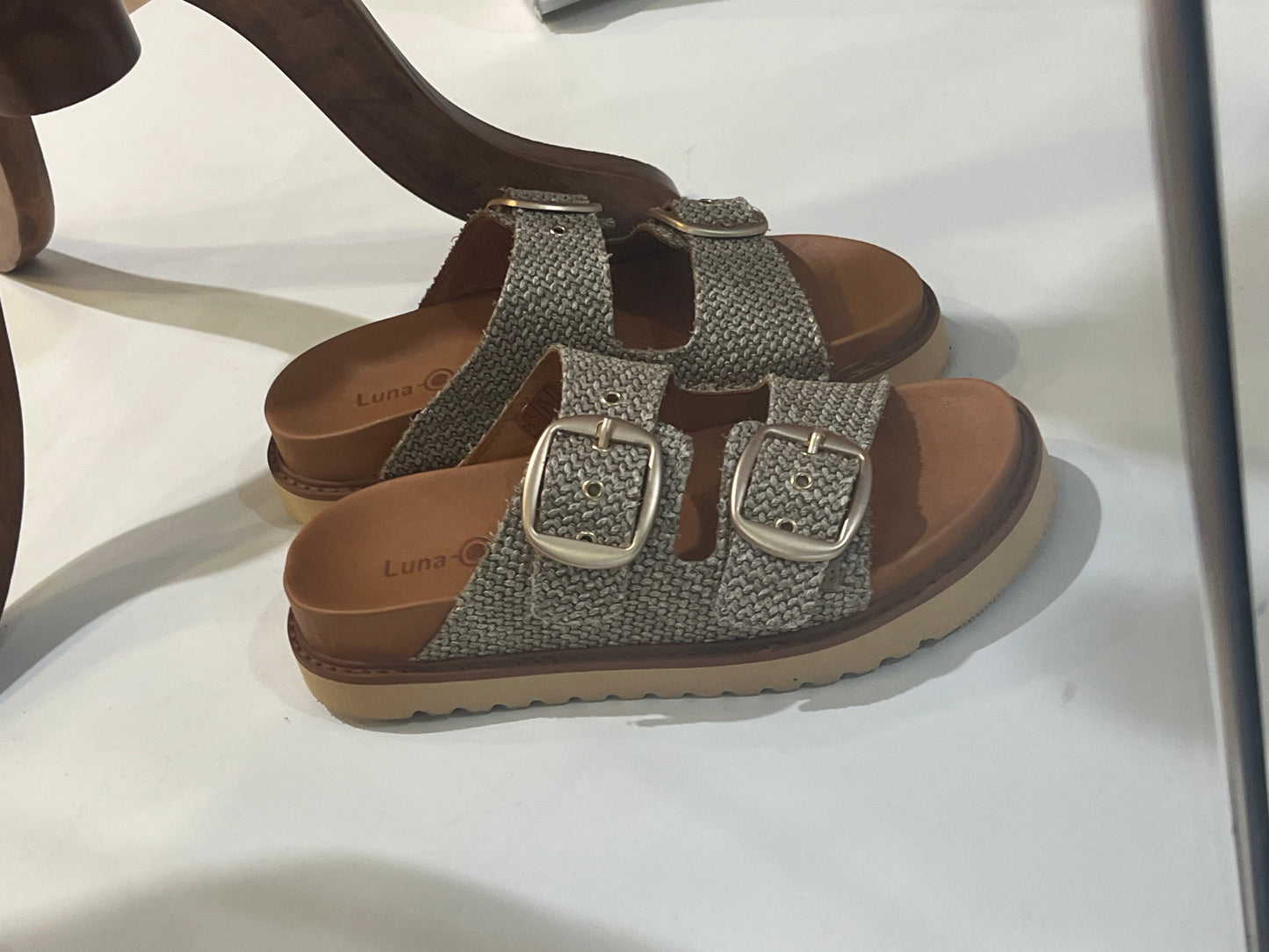 Avery Raffia Sandal