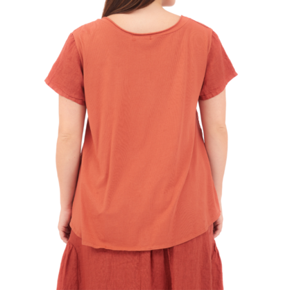 Flora Linen Top
