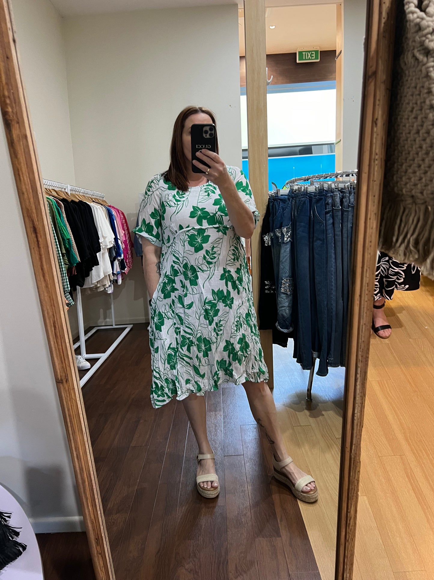 Floral Panel Dress