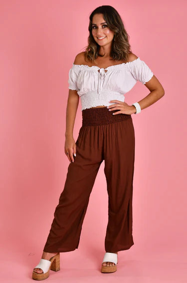 Dina Long Rouched Pant