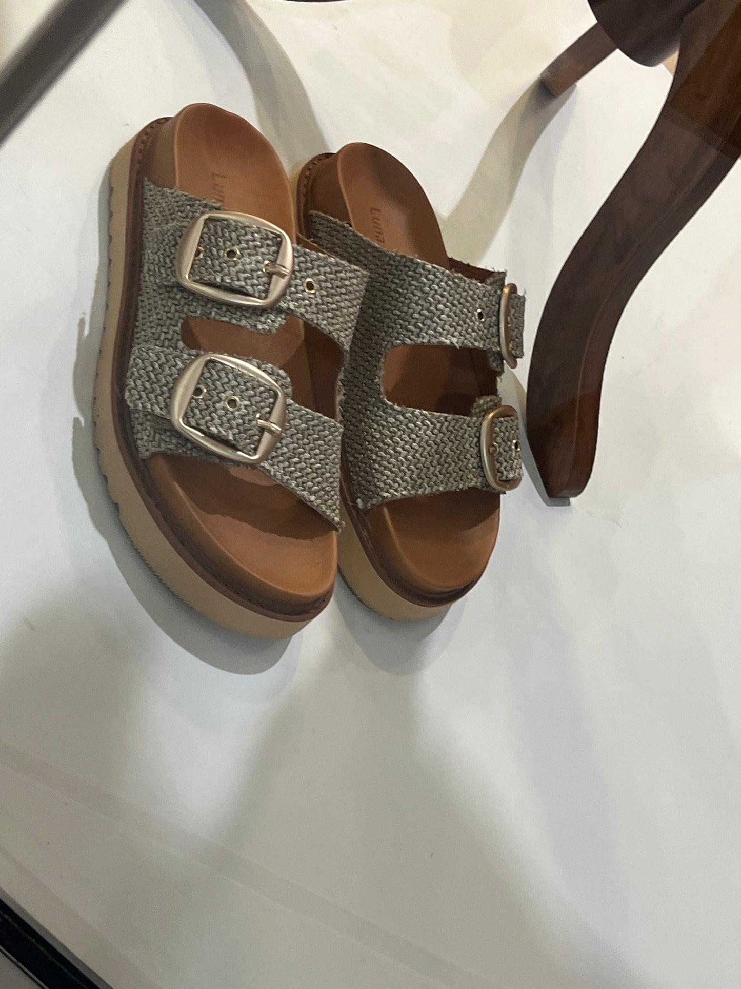 Avery Raffia Sandal