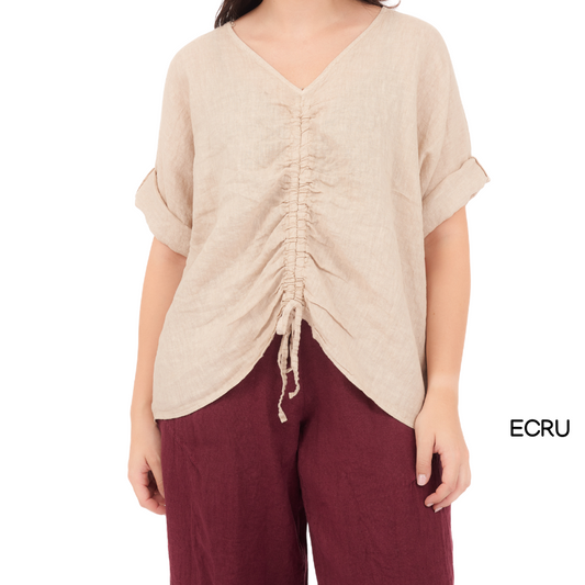 Bindi Linen Top