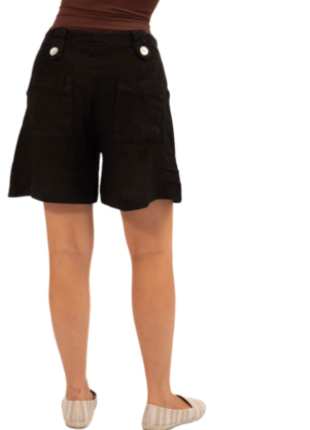 Tonya Italian Linen Shorts