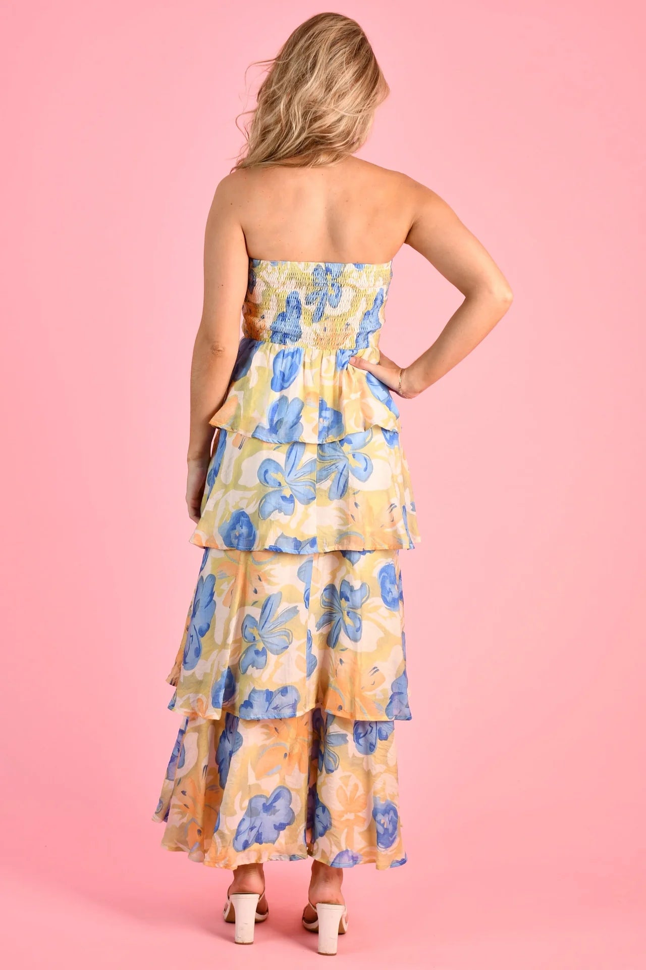 Petal Strapless Dress