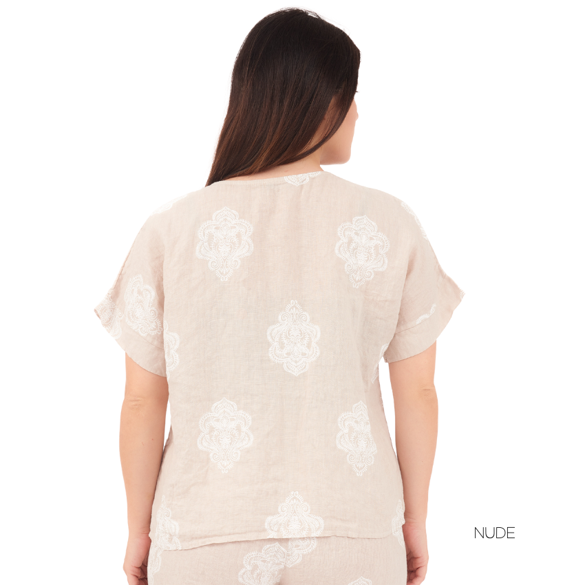 Paloma Linen Top