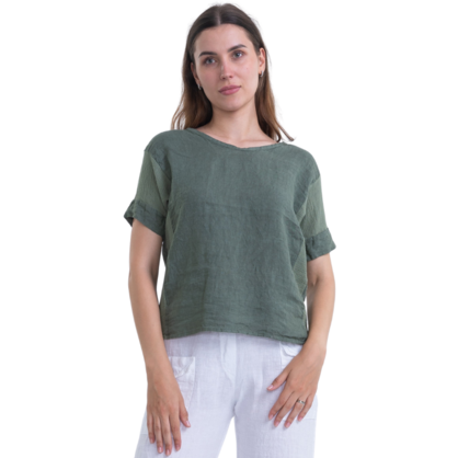 Avril Linen Top