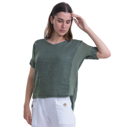 Avril Linen Top