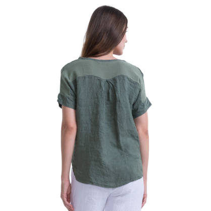 Avril Linen Top
