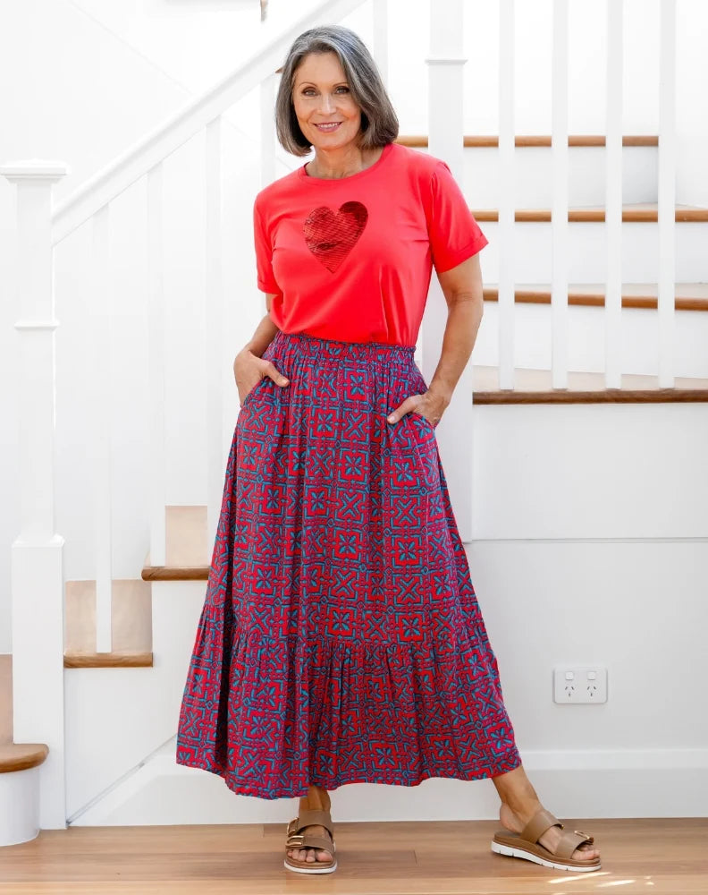 Heart Sequin Tee