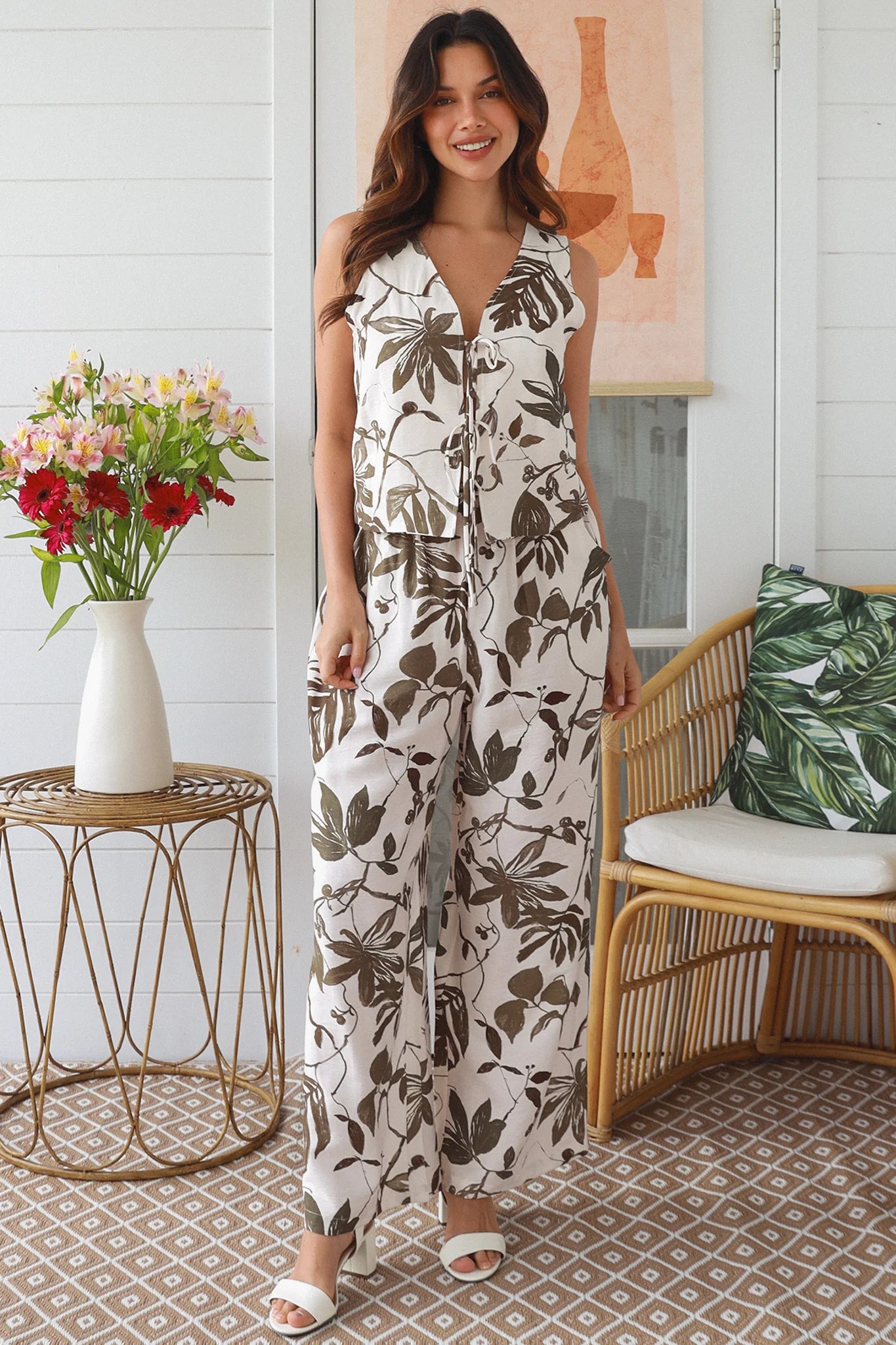 Laura Linen Blend Pants