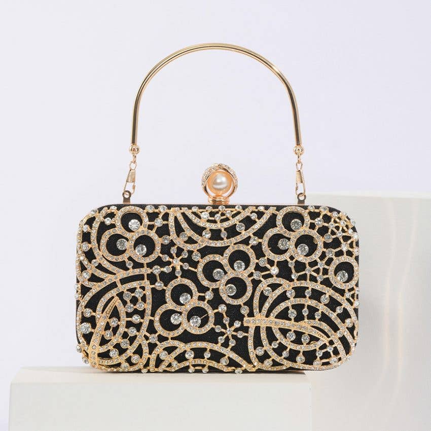 Salma Black Vera May Evening Handbag