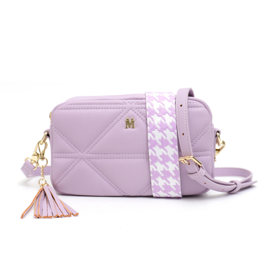 Amelia Purple Vera May Vegan Crossbody Handbag