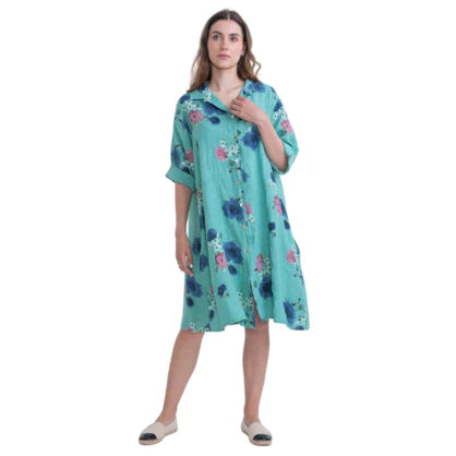 Blossom Linen Dress