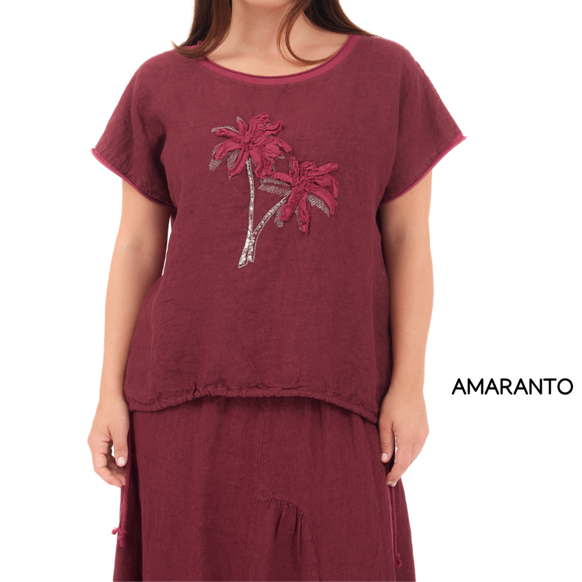 Siena Linen Top