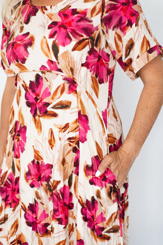 Fran Floral Panel Dress