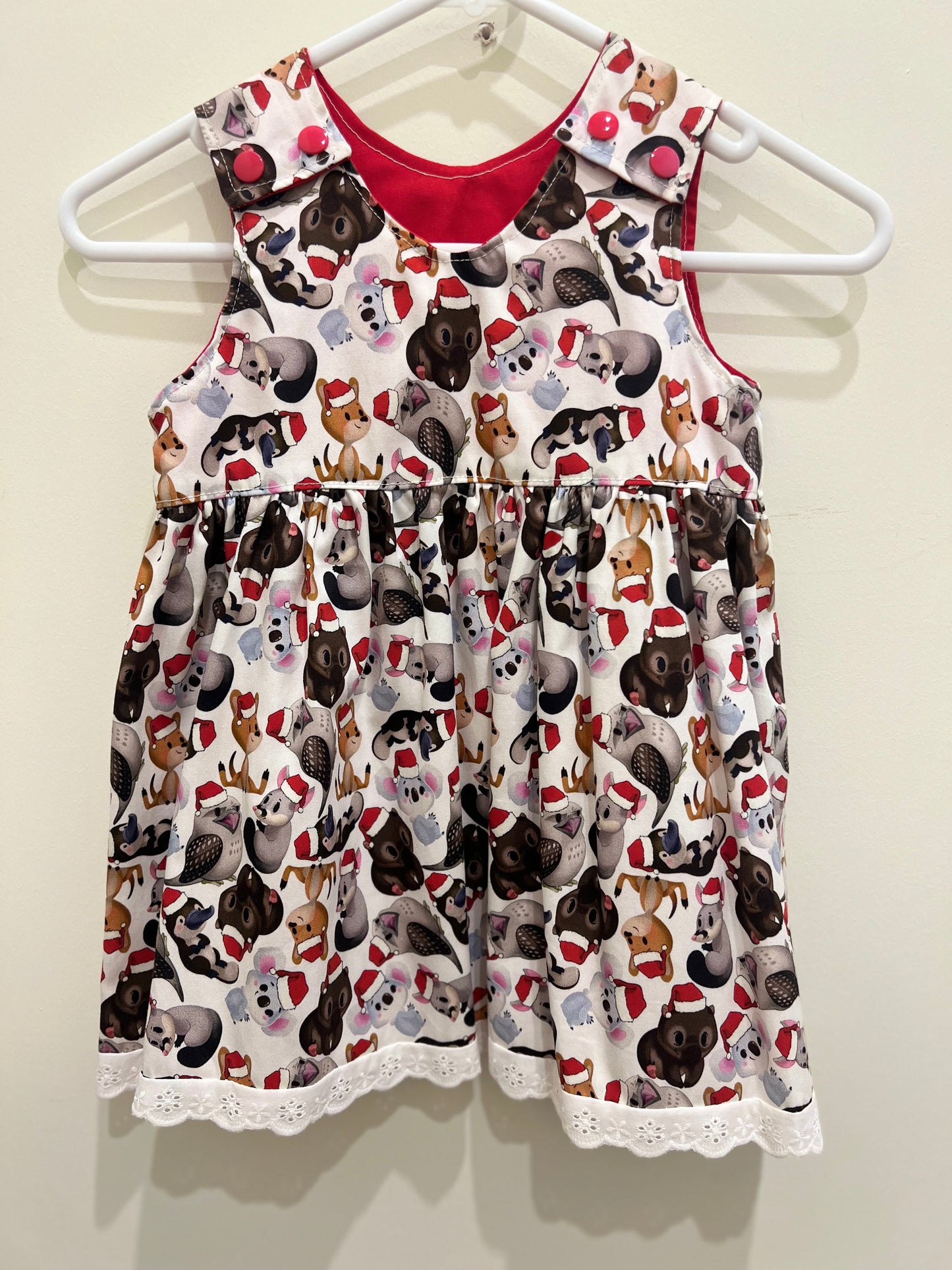 Santa animals Girls Dress