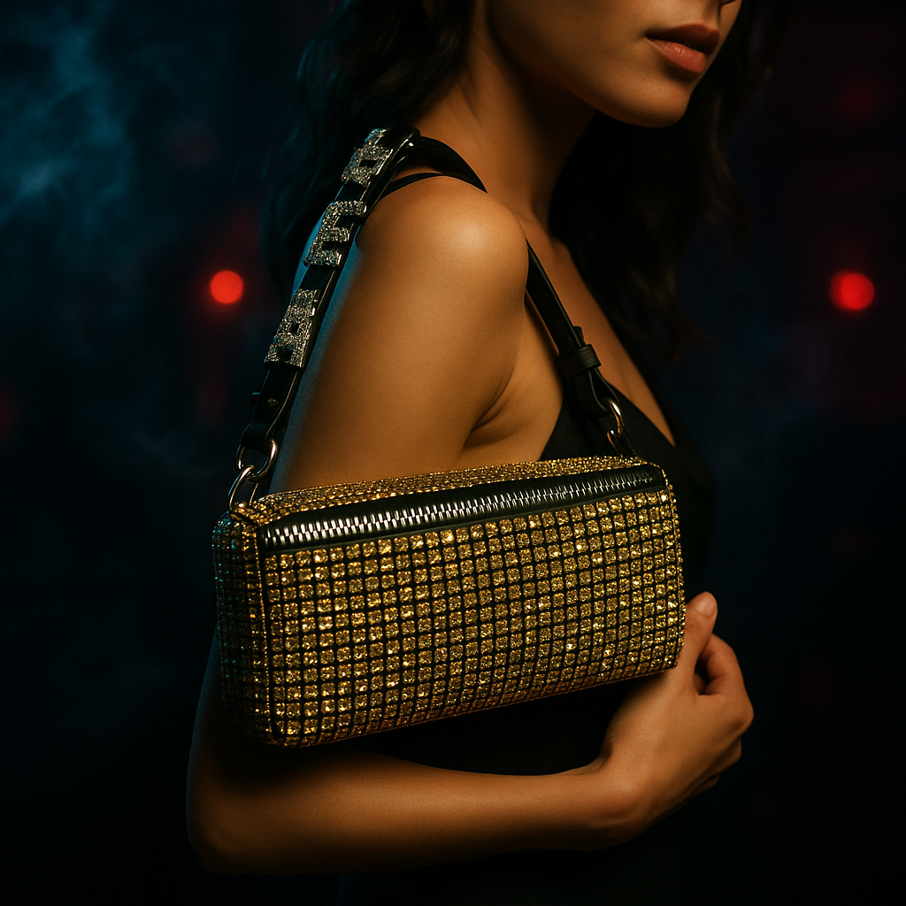 Wang Gold Vera May Evening Handbag