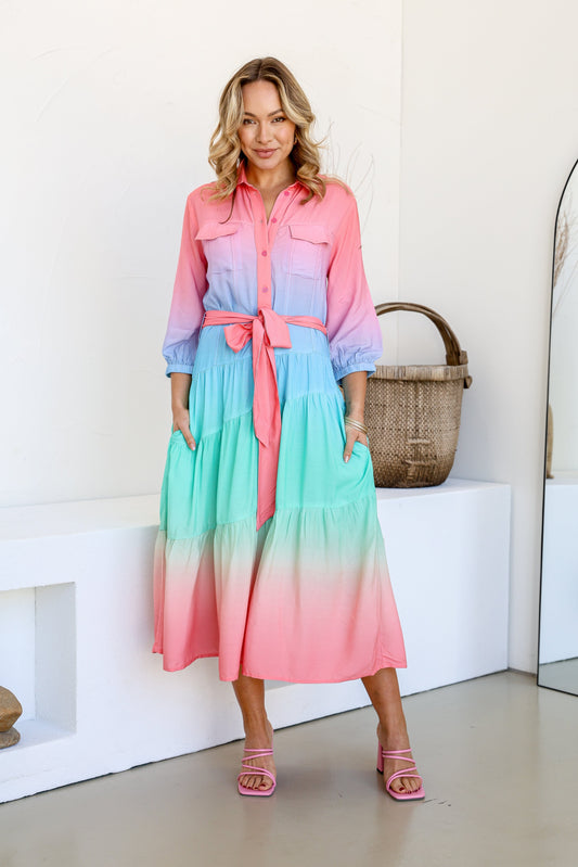 Ombre Maxi Dress