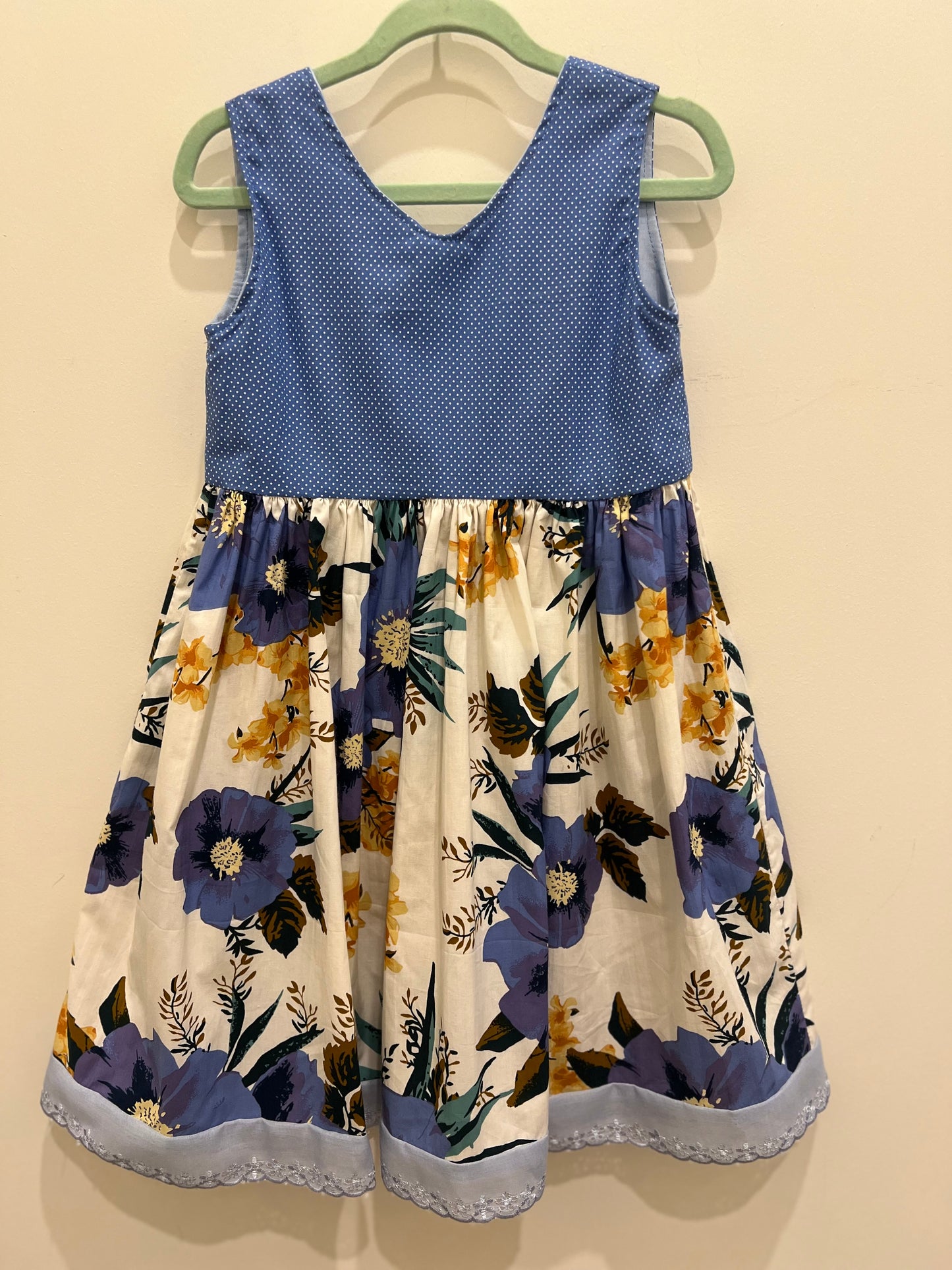 Dots & Floral Girls Dress