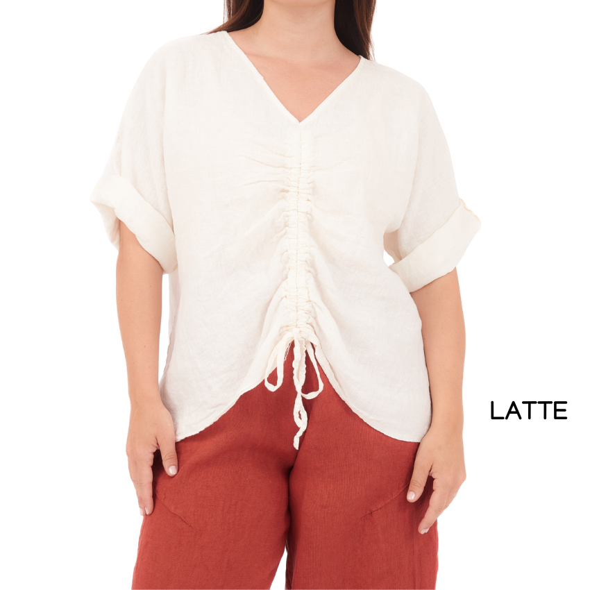 Bindi Linen Top