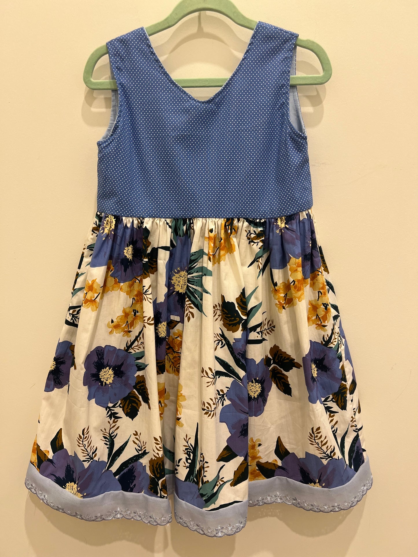 Dots & Floral Girls Dress