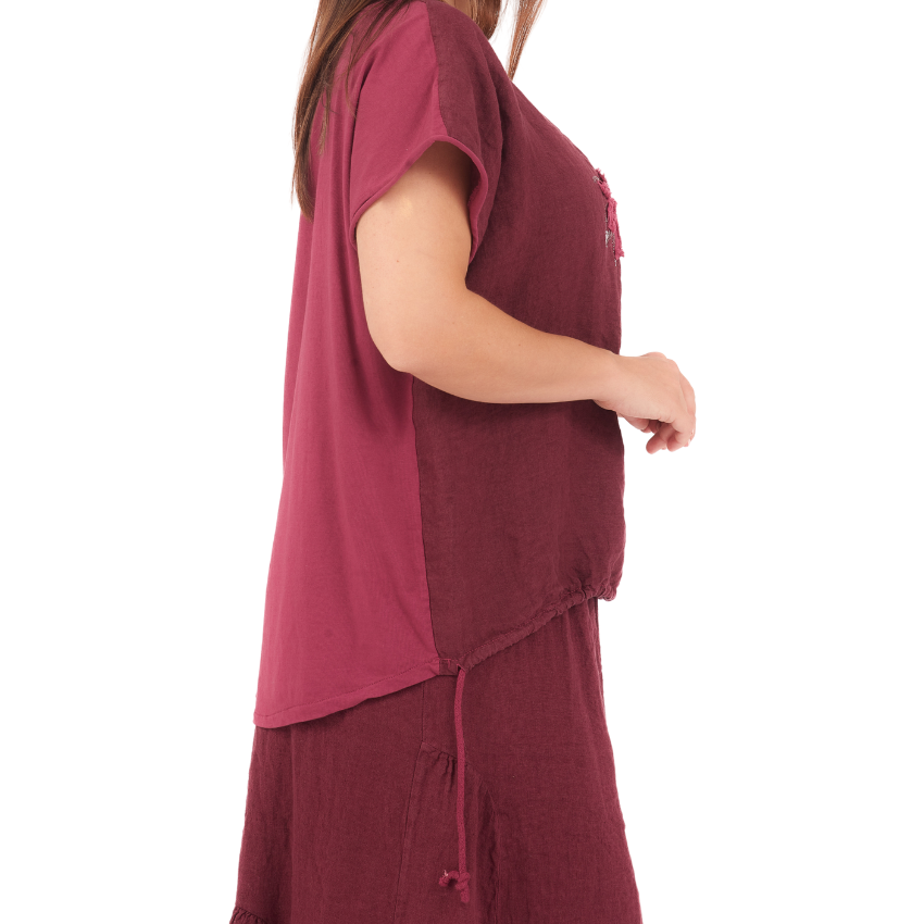 Siena Linen Top