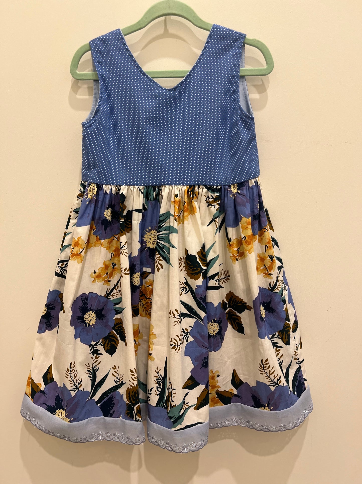 Dots & Floral Girls Dress