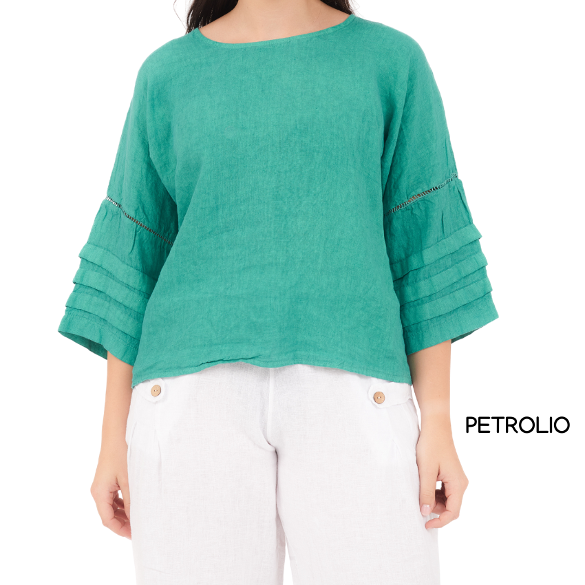 Portia Linen Blouse