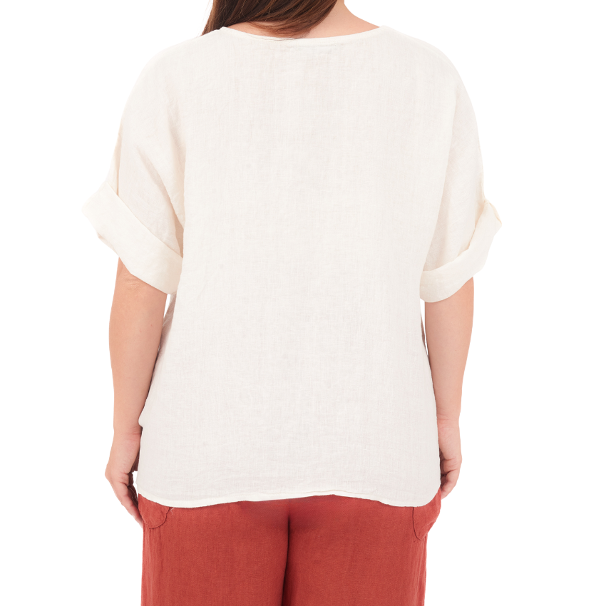 Bindi Linen Top