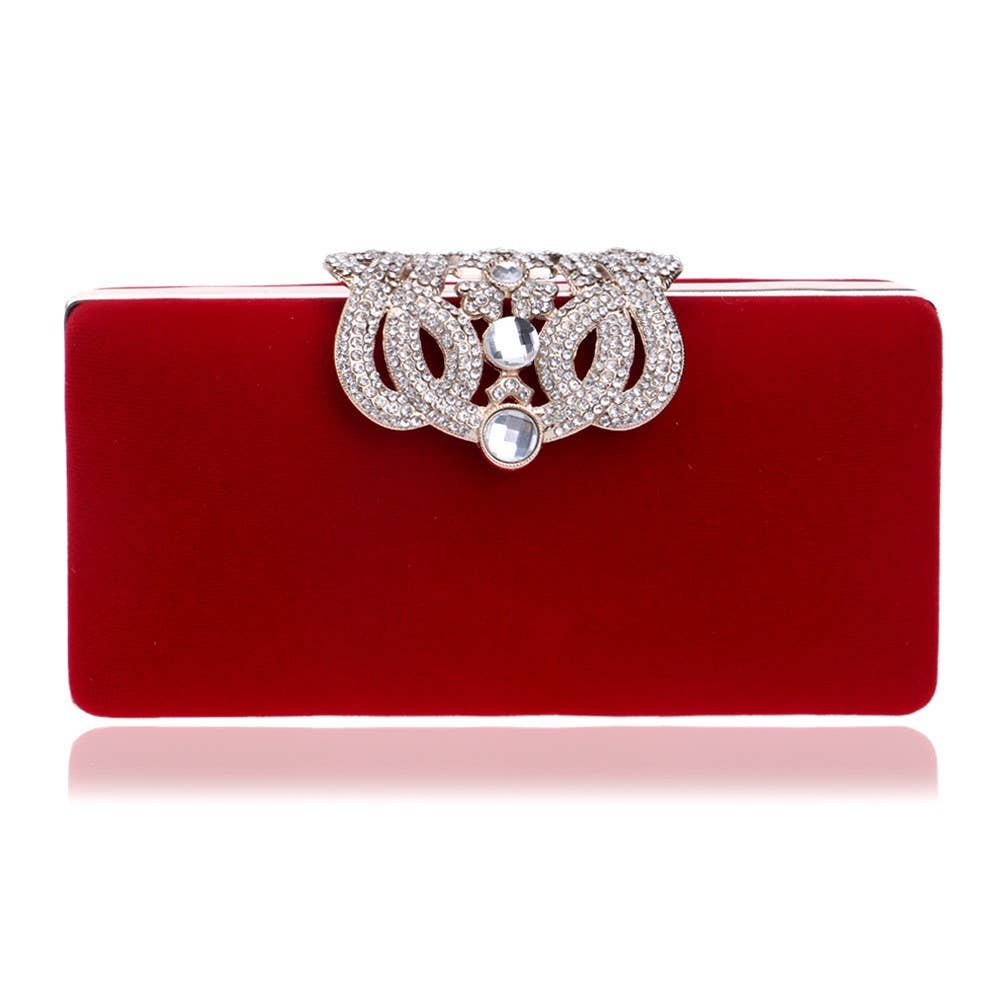 Alissa Red Evening Handbag