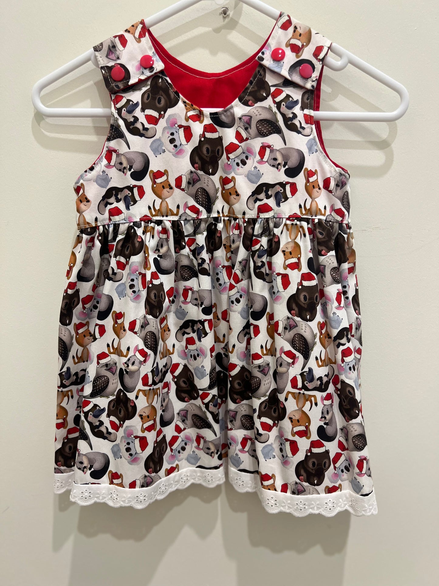 Santa animals Girls Dress