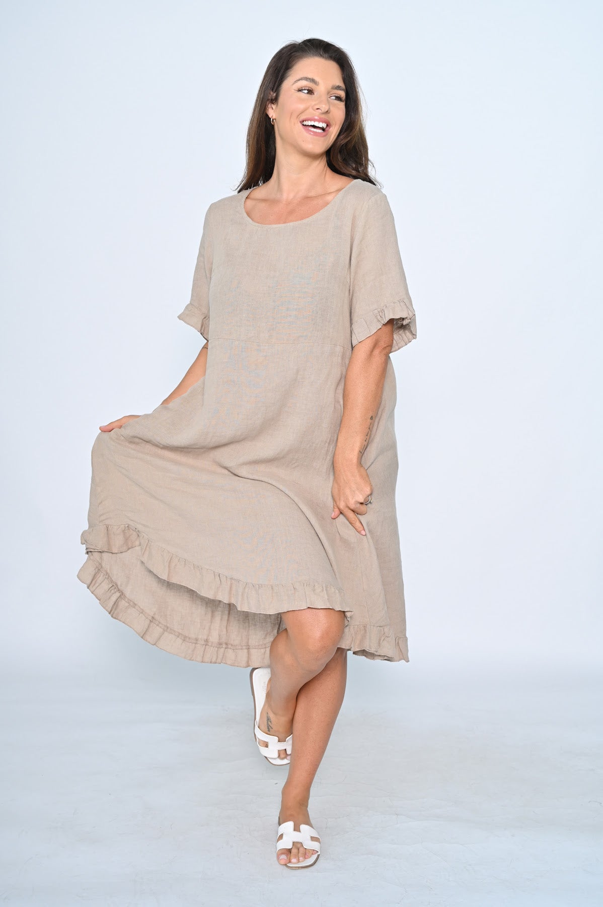 Kristin Linen Dress