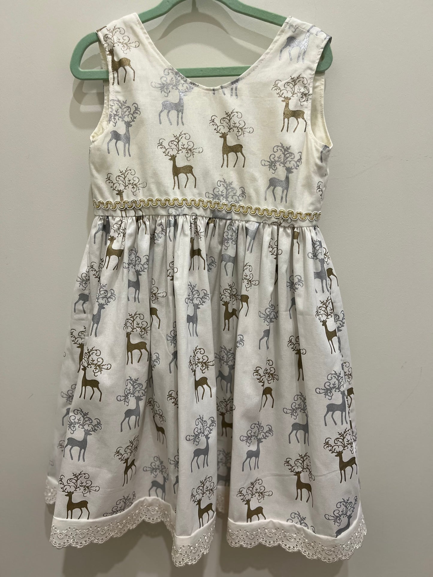 Reindeer Girls Dress