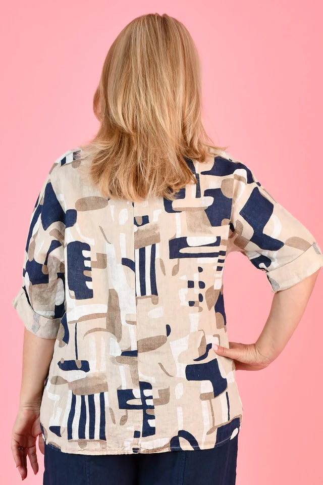 Vino Linen Top