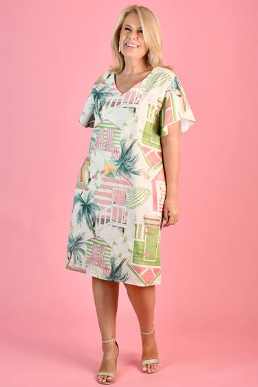 Donatella Linen Dress