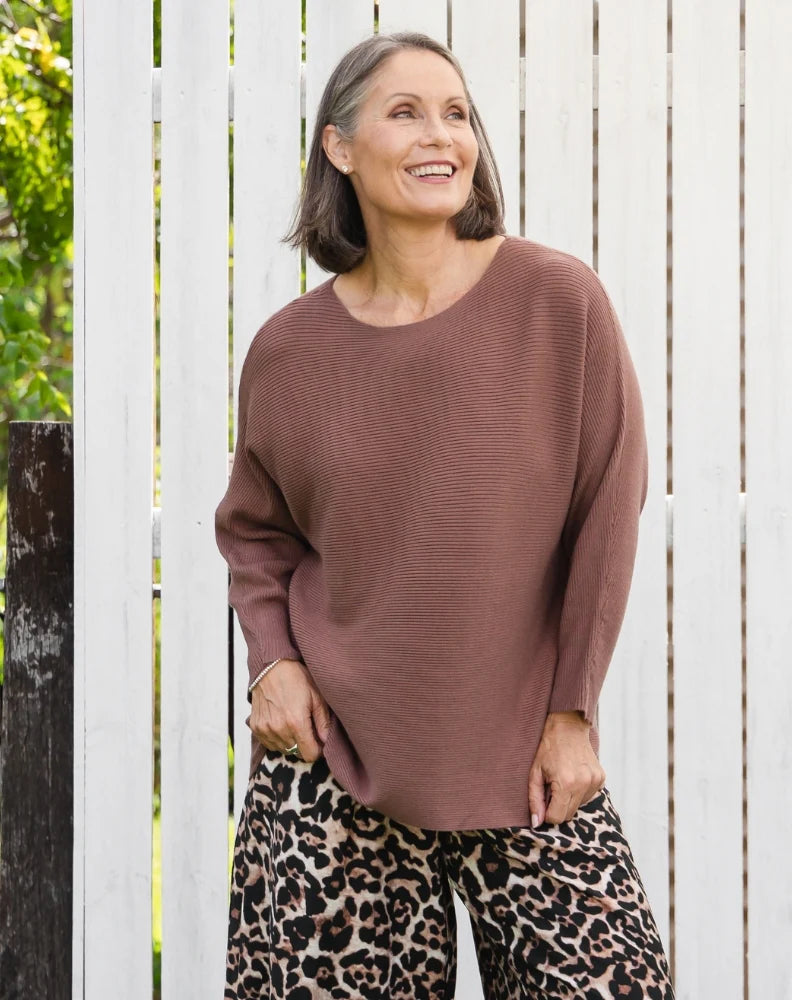 Boat Neck Knit
