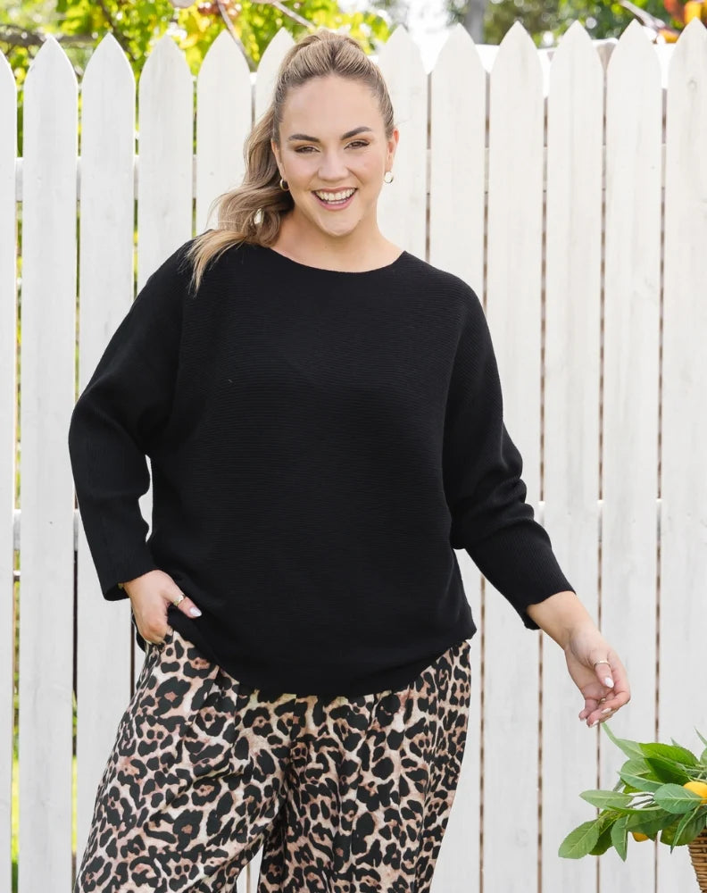 Boat Neck Knit