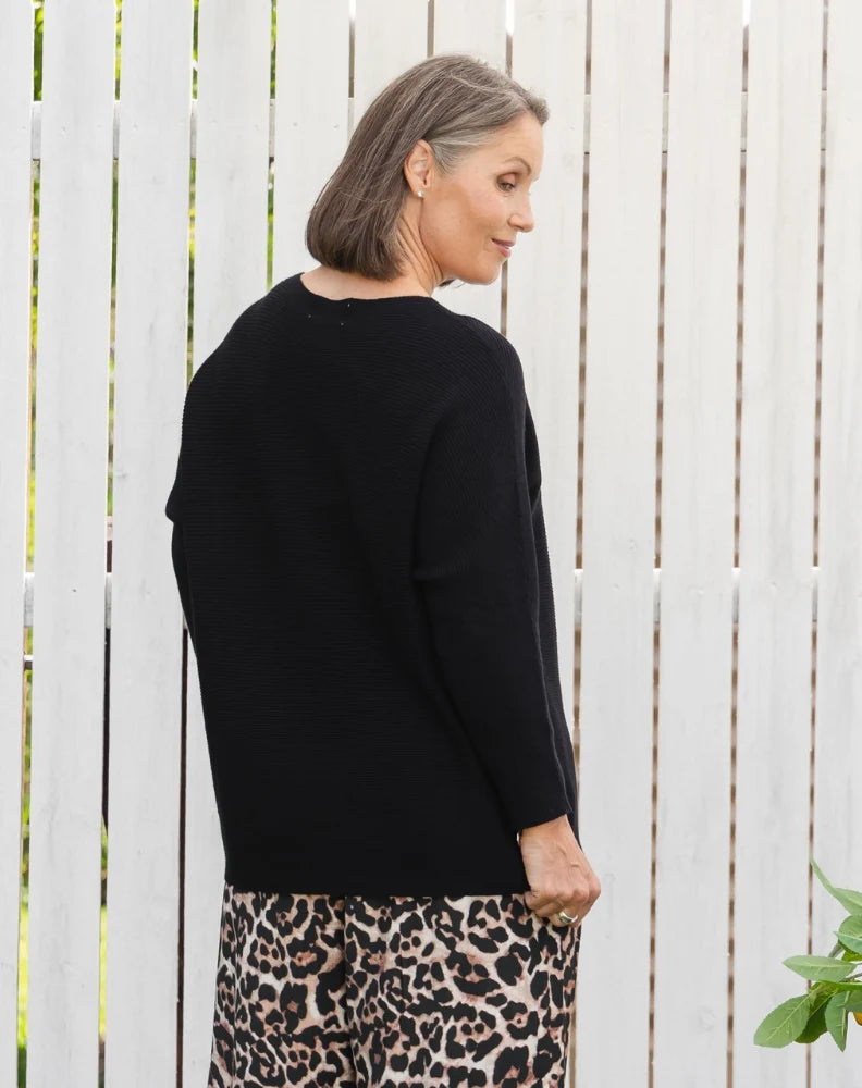 Boat Neck Knit