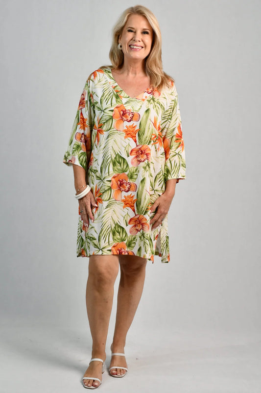 V Neck Vicky Dress
