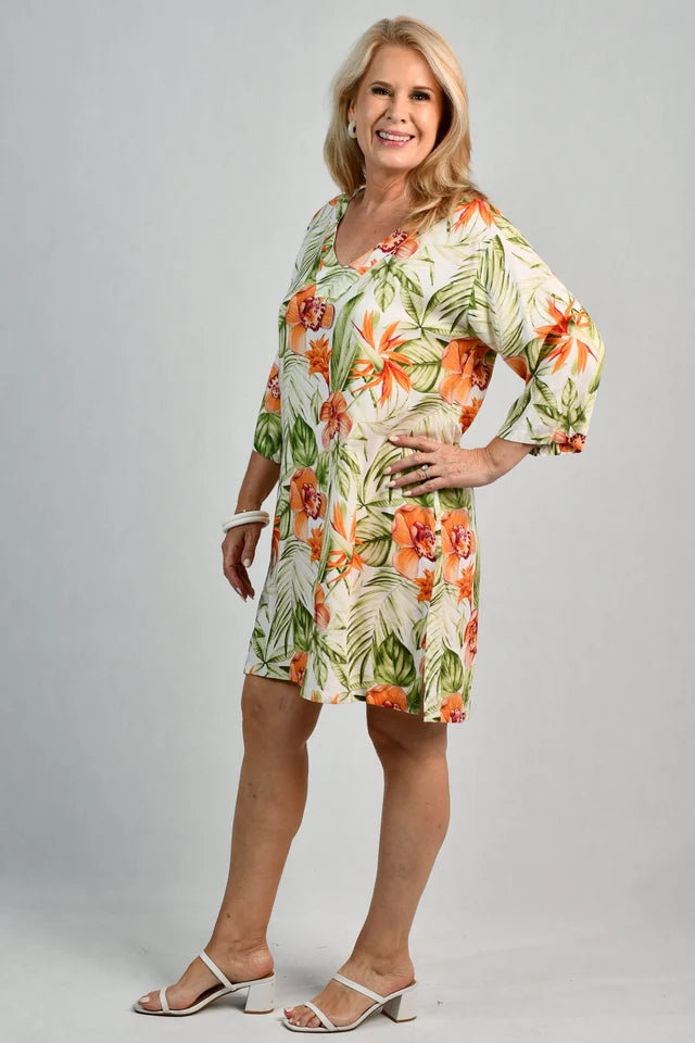 V Neck Vicky Dress