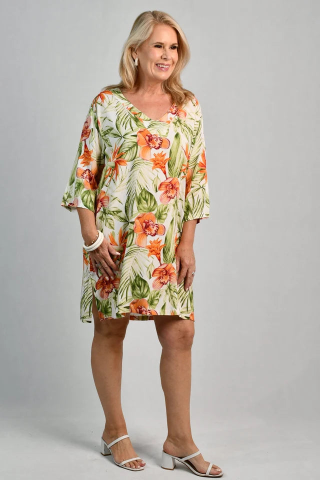 V Neck Vicky Dress
