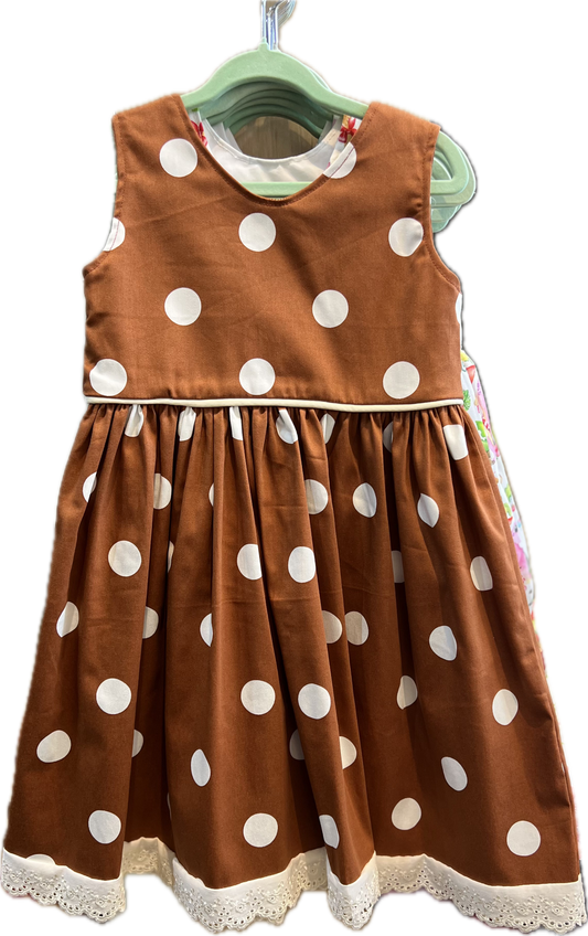 Nessa Polka Dot Girls Dress