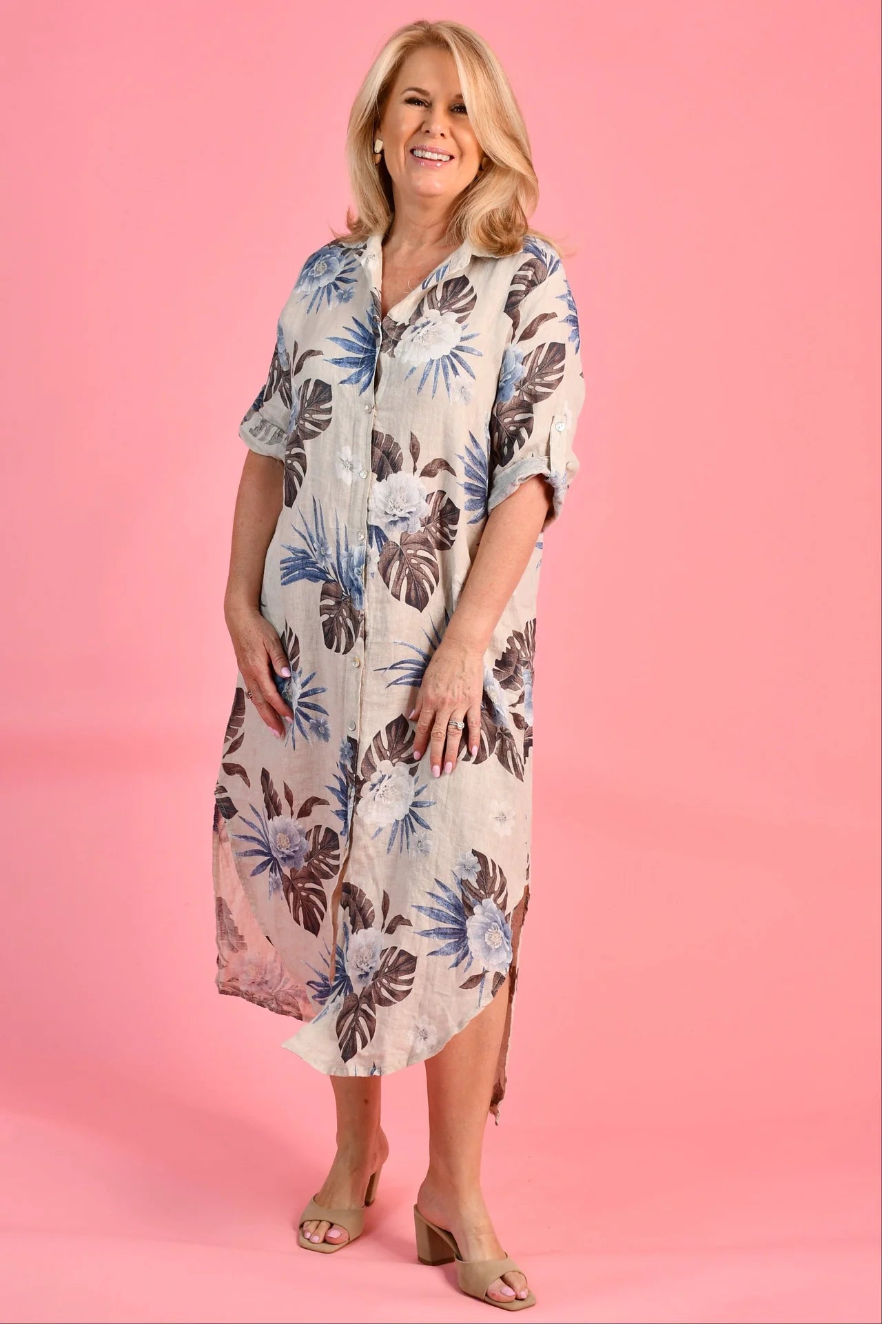 Caterina Linen Dress