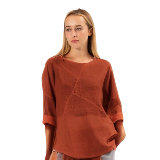 luna linen Top