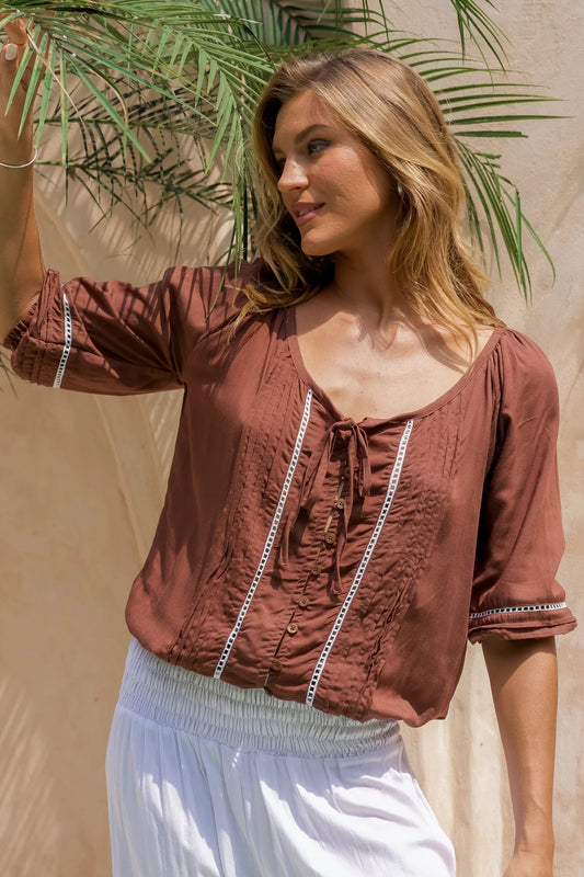 Milkmaid Top