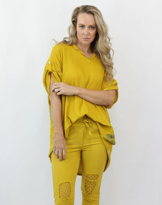 Valen Linen Top
